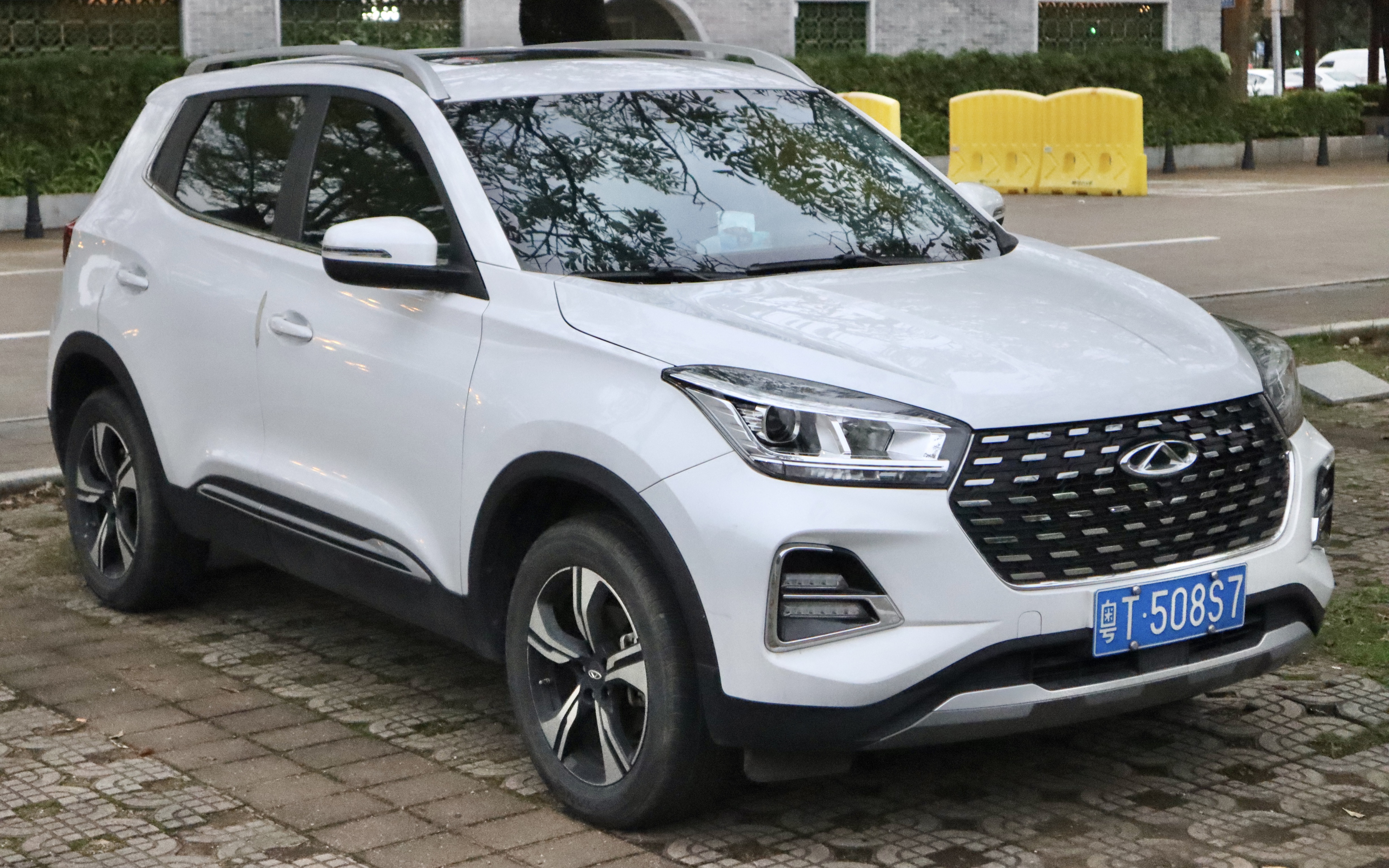 CHERY Tiggo 4, ранний Tiggo 4, автомобиль 2020 года под экспортным именем Tiggo 5X (рестайлинг)