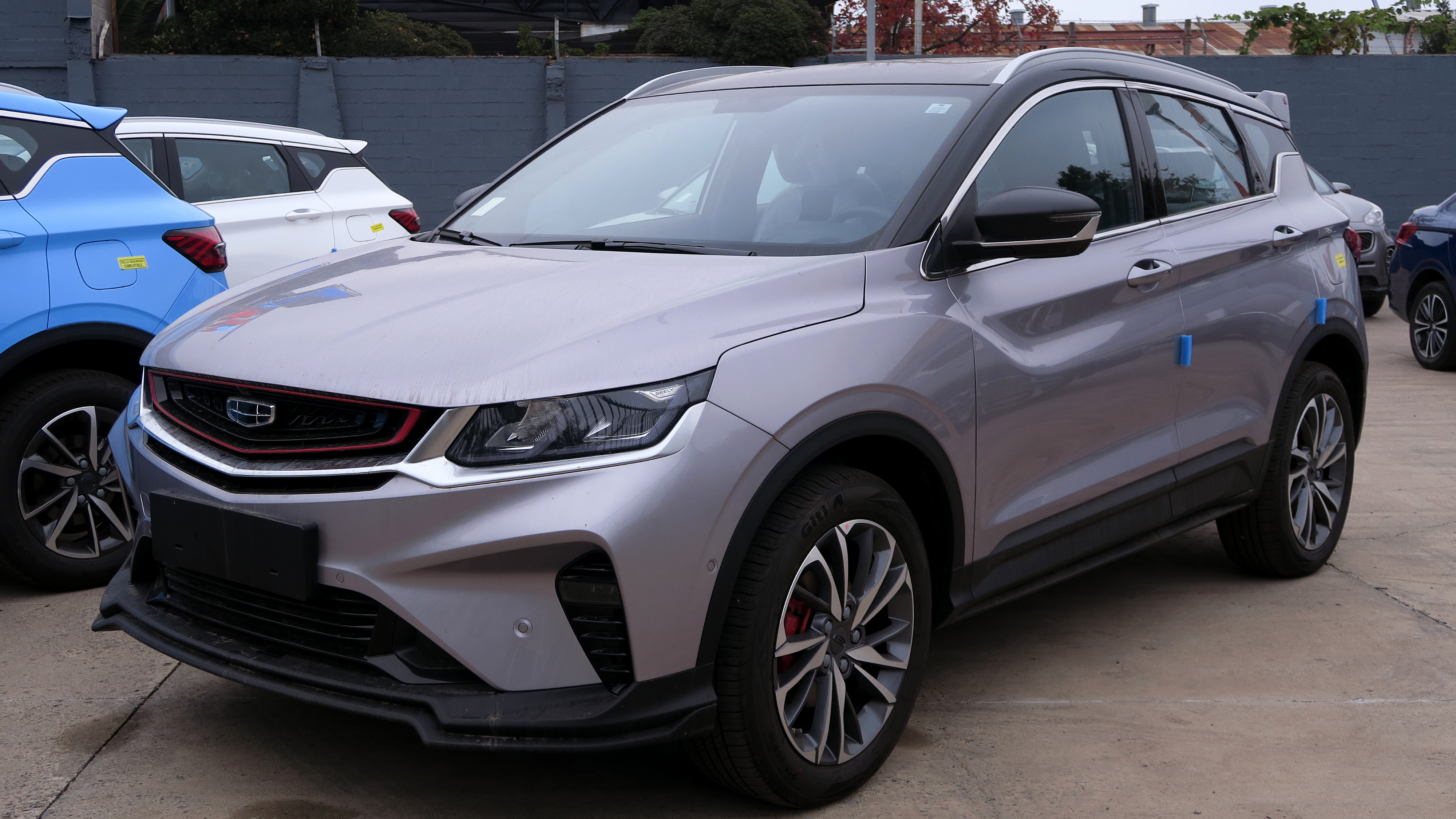 Geely Coolray, I (SX11), дорестайлинг, версия Sport, автомобиль 2022 года в Чили